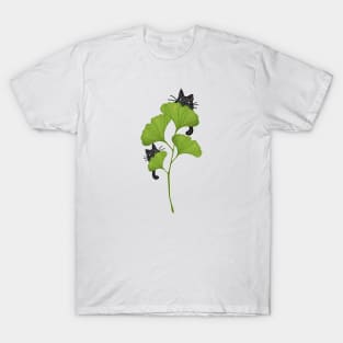 Ginkgo cat T-Shirt